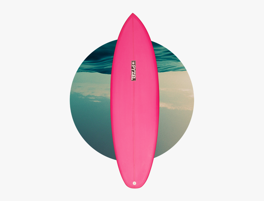 Pink Pyzel Surfboard, HD Png Download, Free Download