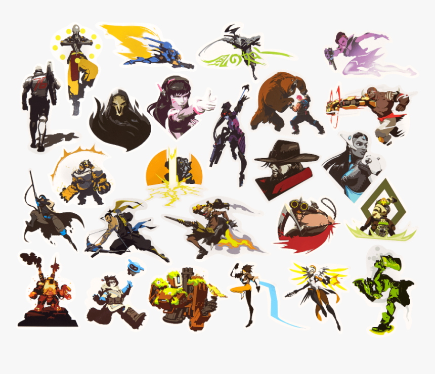 Overwatch Blind Spray Sticker Pack, HD Png Download, Free Download