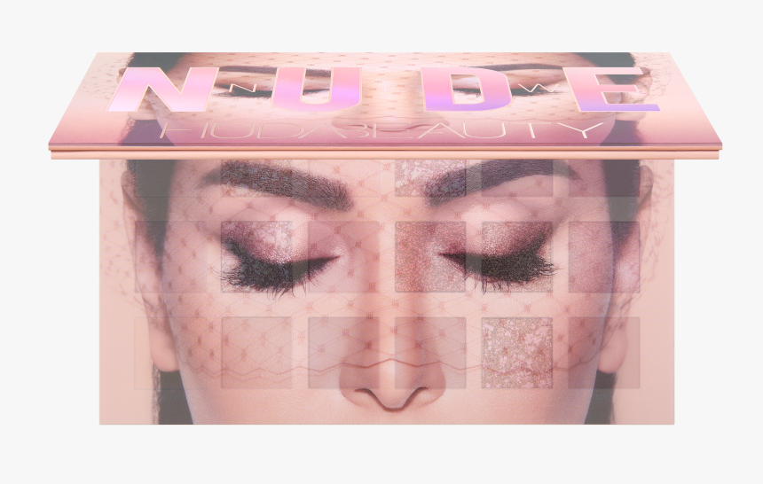 The New Nude Eyeshadow Palette, , Hi-res - Huda Beauty Palette Nede, HD Png Download, Free Download