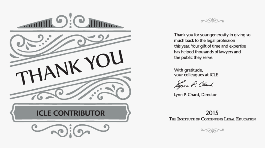 Thank You Icle Contributors - Transcan, HD Png Download, Free Download