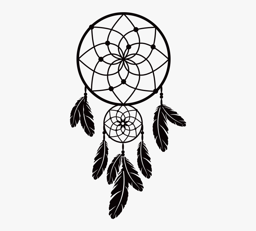 Dreamcatcher Png Tumblr - Łapacz Snów Szablon Tatuaz, Transparent Png, Free Download