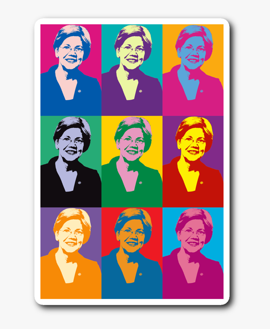 Elizabeth Warren Pop Art, HD Png Download, Free Download