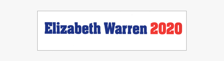 Elizabeth Warren 2020 Bumper Sticker - Elizabethtown College, HD Png Download, Free Download