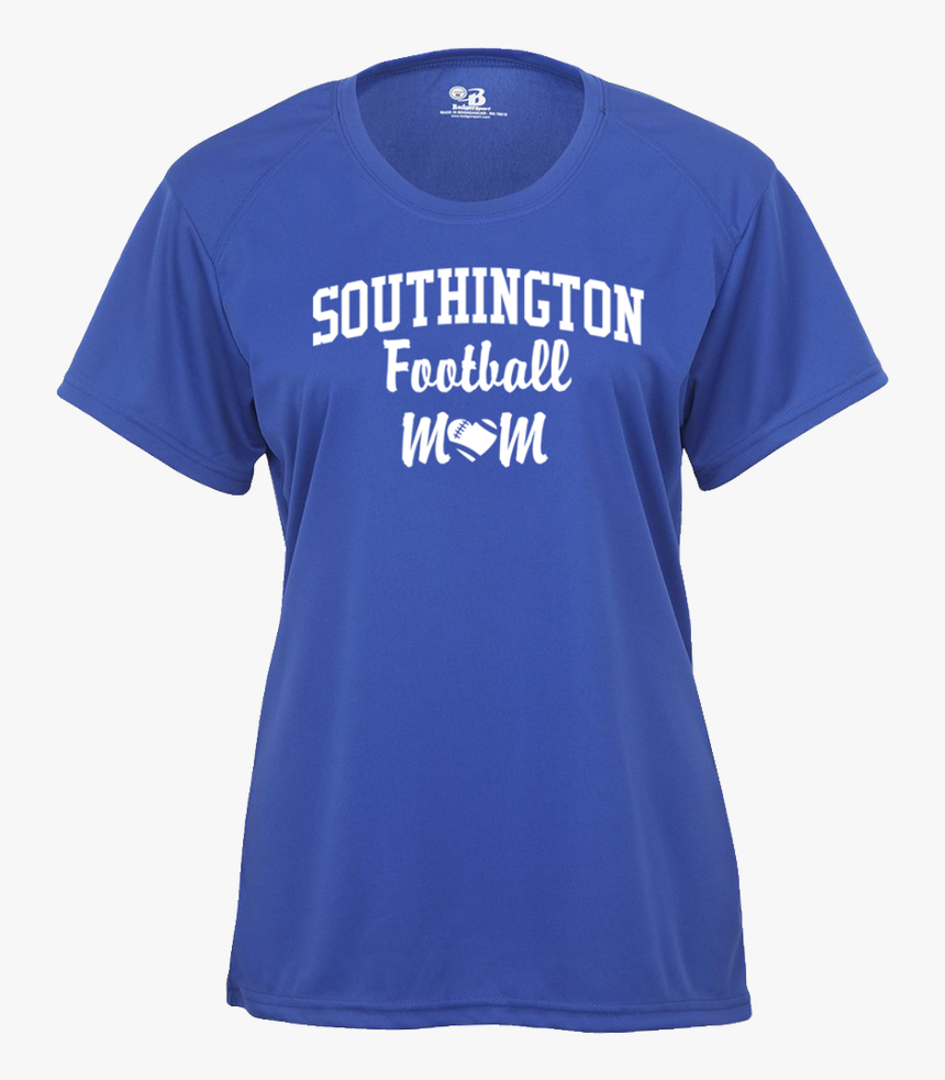 Southington Football Mom Short Sleeve White Logo - Active Shirt, HD Png Download, Free Download