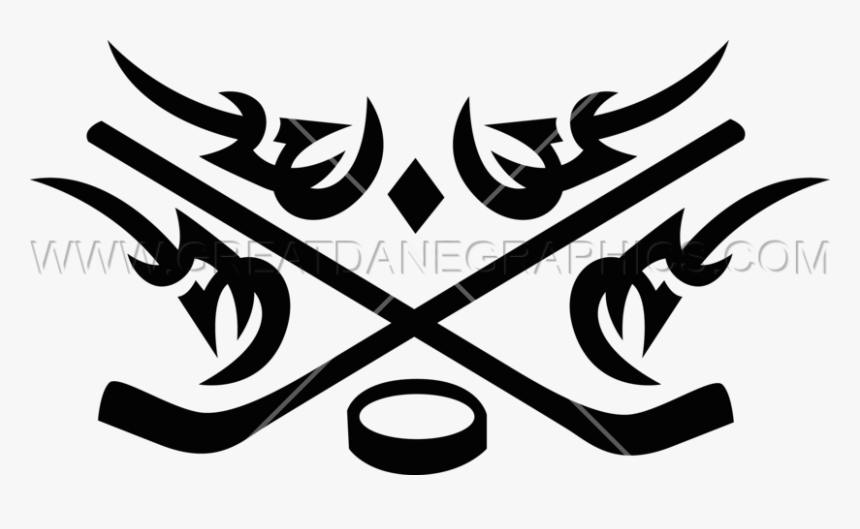 Tribal Hockey Sticks Crest - Tribal Hockey Stick, HD Png Download, Free Download