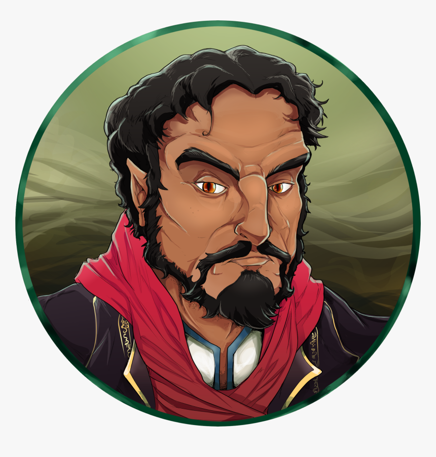 Transparent Tiefling Png - Human Bard Portrait Token, Png Download, Free Download