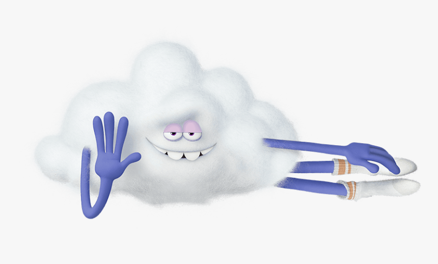 Cloud From Trolls Clipart, HD Png Download, Free Download