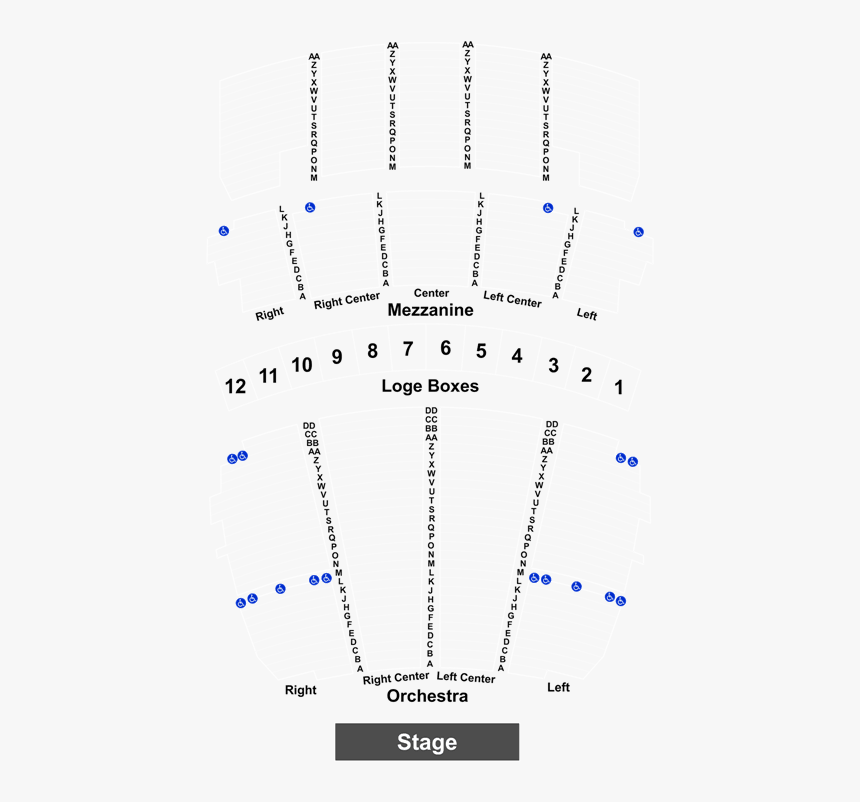 St Louis Mo Stifel Theater Seating Chart, HD Png Download, Free Download