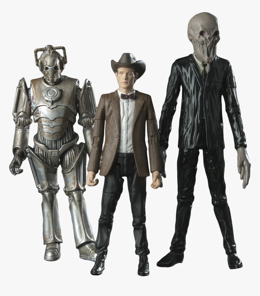 The 11th Doctor Series Six Action Figure Set Of 3 - Figurine, HD Png Download, Free Download