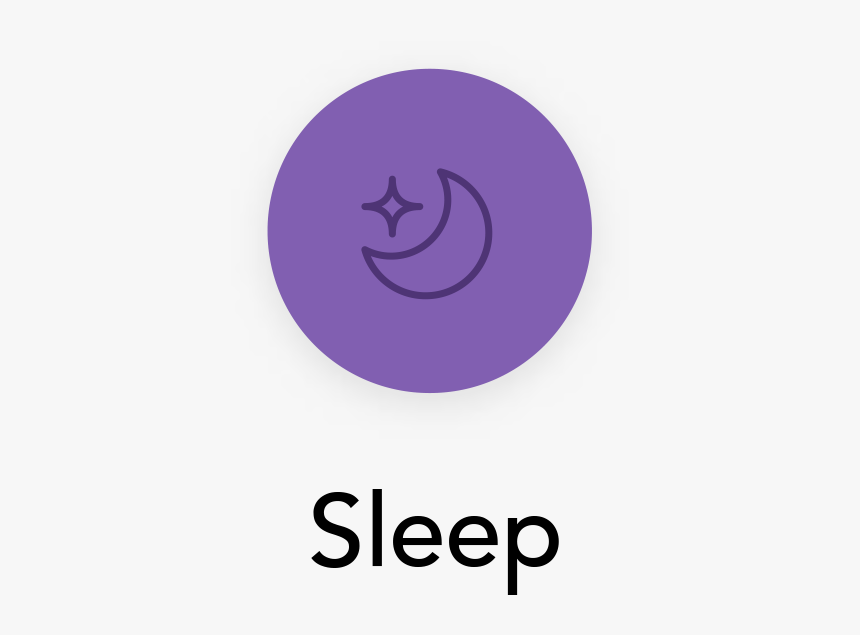 Sleep Icon - Circle, HD Png Download, Free Download