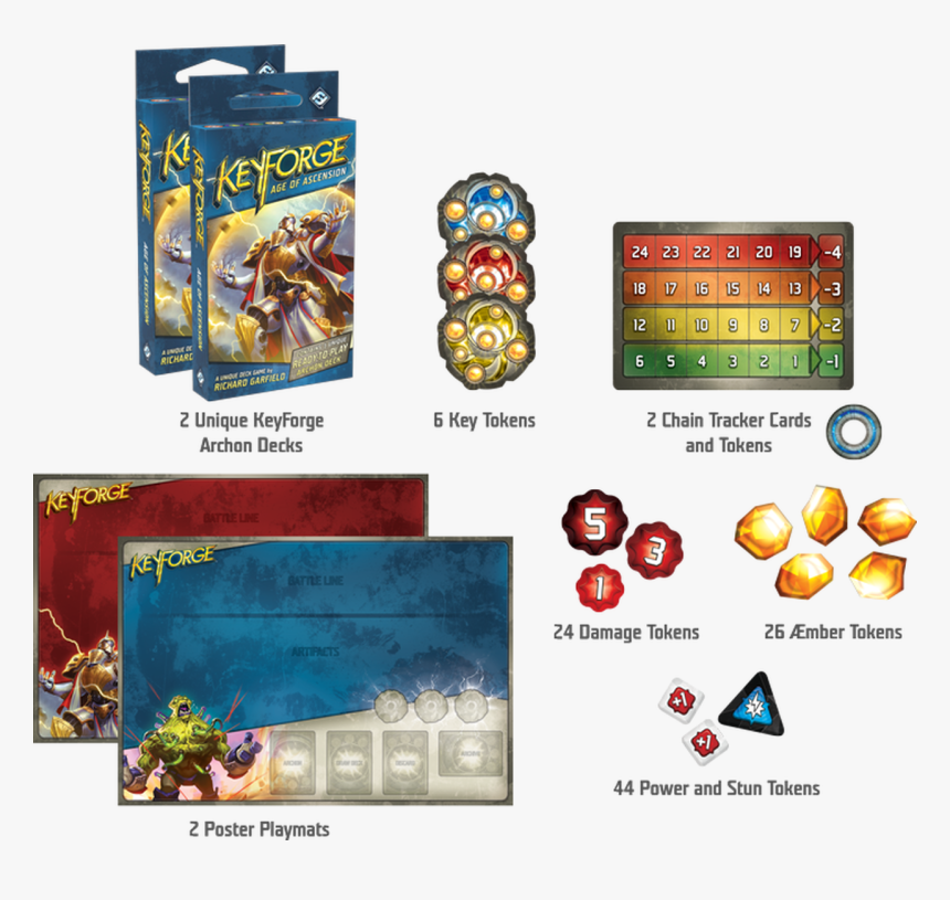 Age Of Ascension - Keyforge Age Of Ascension Starter Set, HD Png Download, Free Download