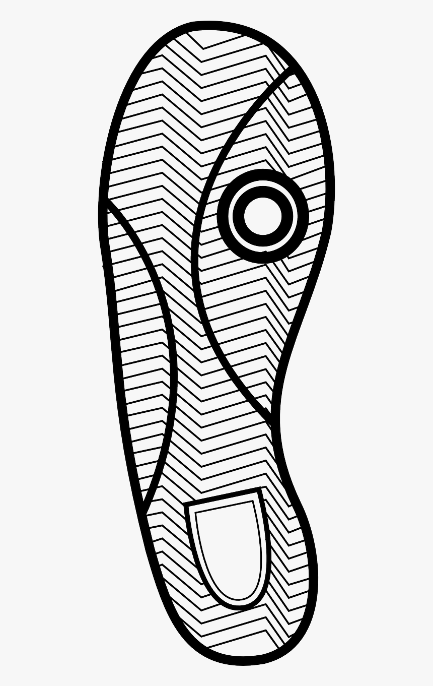 Tennis Shoe Footprint Clothing Free Photo - Shoe Print Clip Art, HD Png Download, Free Download