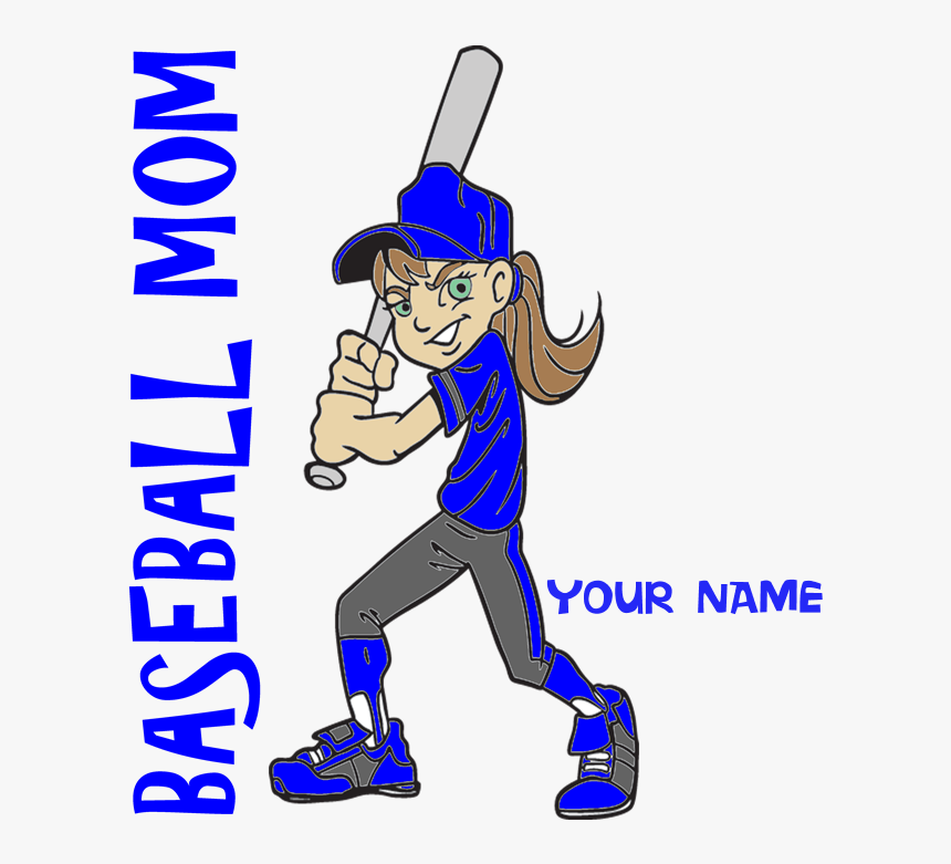 Personalized Baseball Mom Throw Blanket Clipart , Png - Cartoon, Transparent Png, Free Download