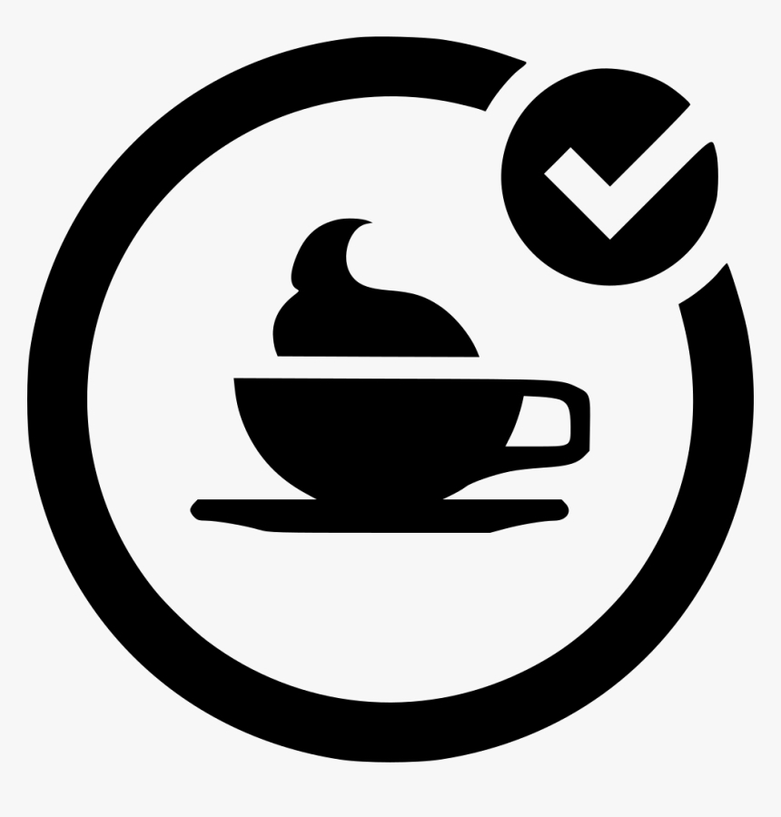 Coffee Complete Drink Barista Ok - Coffee Silhouette Png, Transparent Png, Free Download