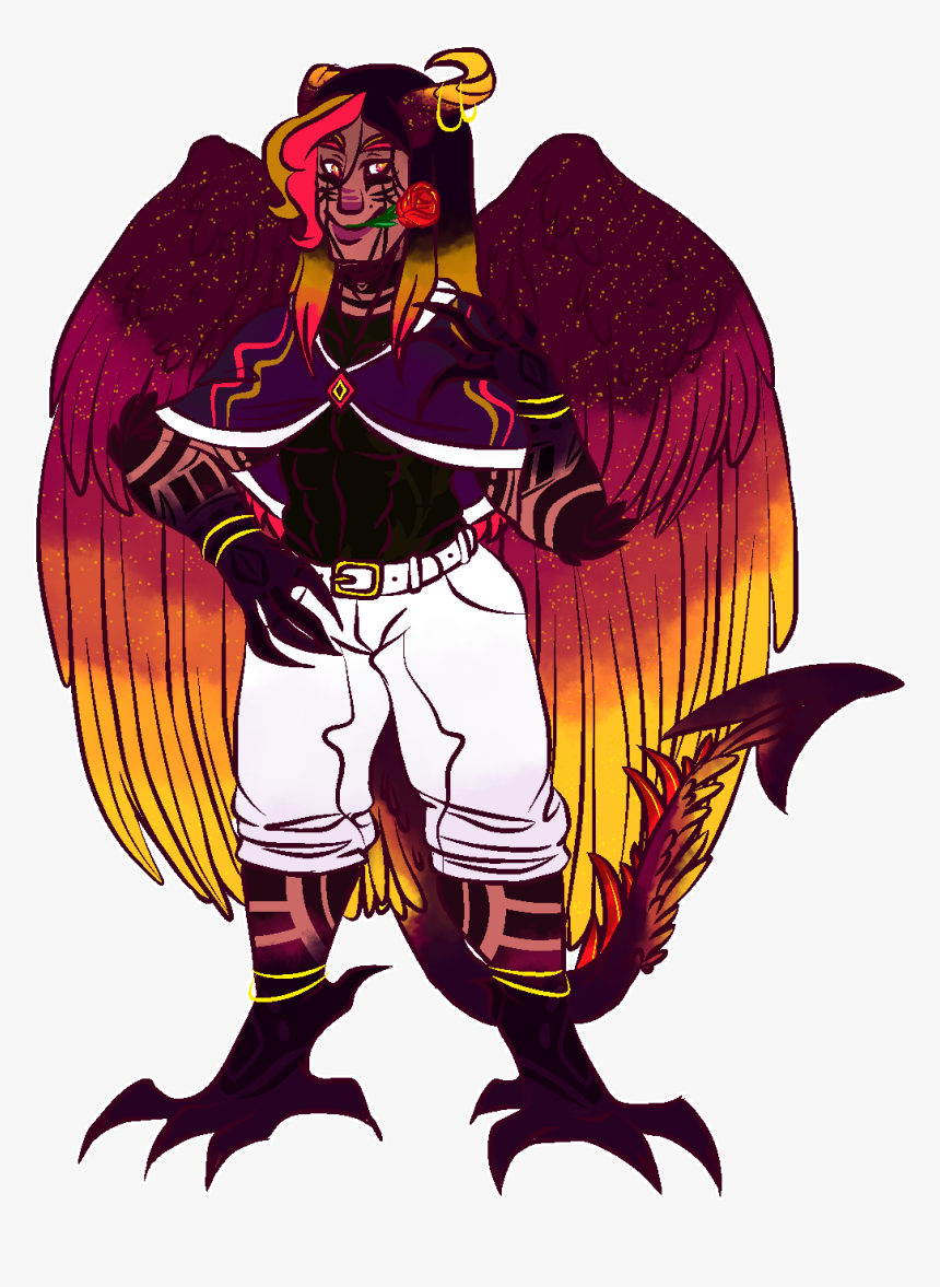 Slides In With A Demonic Form For My Au Duet - Cartoon, HD Png Download, Free Download