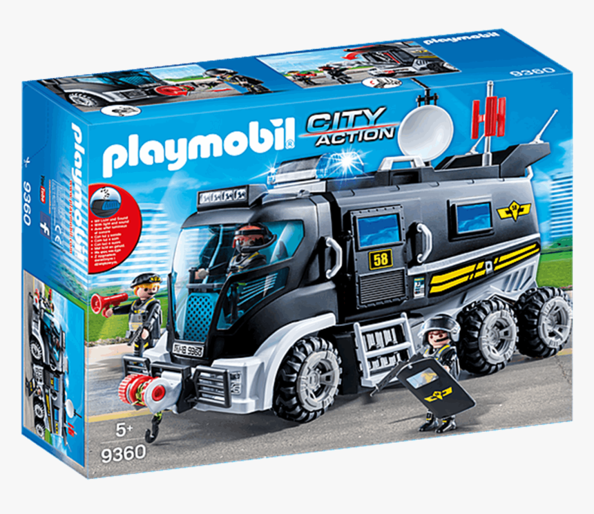 Playmobil Vehículo Con Luz Led Y Módulo De Sonido"
 - Playmobil Truck, HD Png Download, Free Download