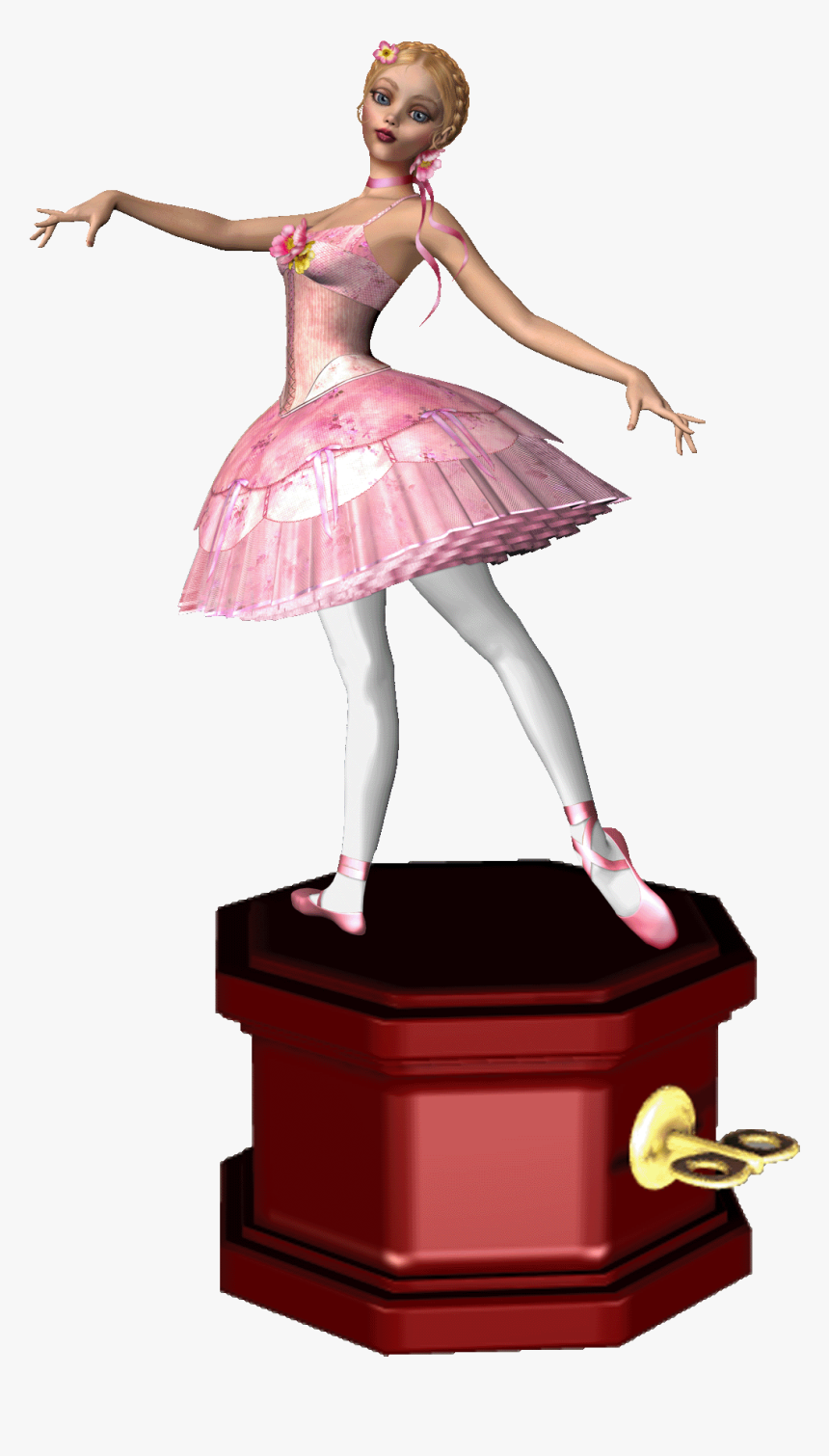 Music Box Ballerina Clipart - Music Box Dancer Gif, HD Png Download, Free Download