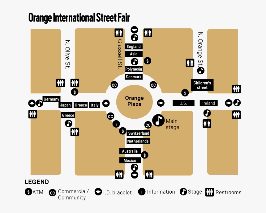 Ocr L Streetfair - Orange Circle Street Fair, HD Png Download, Free Download