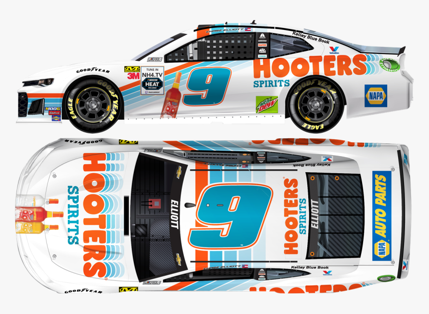 Chase Elliott Autographed 2019 Hooters Spirits, HD Png Download, Free Download