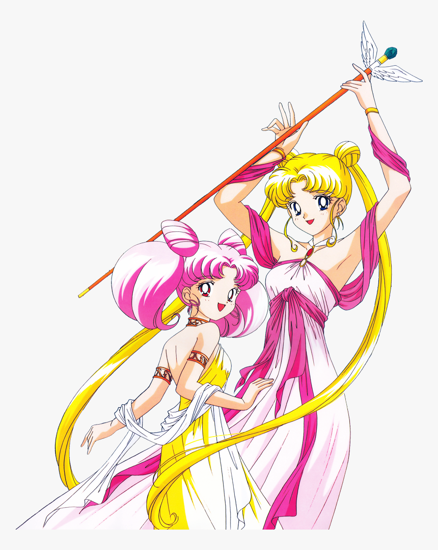 Sailor Moon, Chibiusa, And Usagi Tsukino Image - Công Chúa Serenity, HD Png Download, Free Download