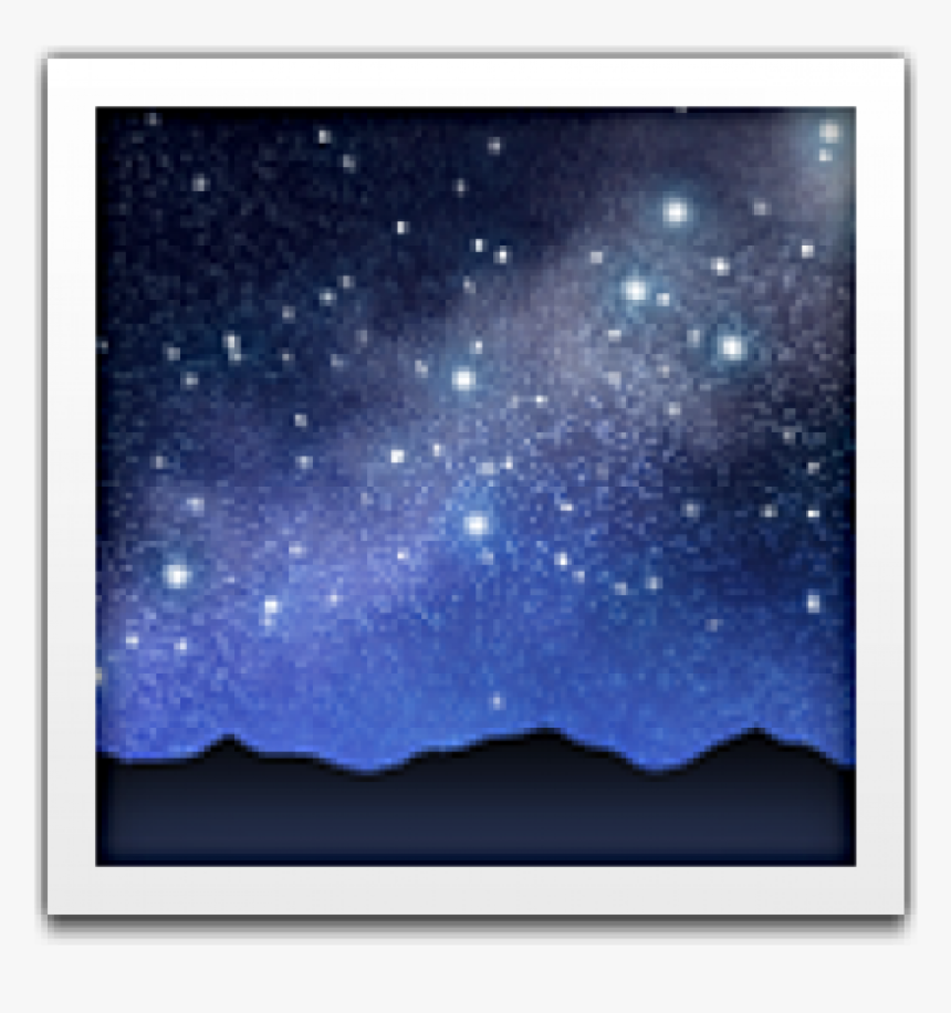 Night Sky Emoji Iphone, HD Png Download, Free Download