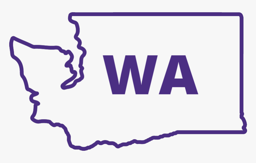 Washington State - Outline Of Washington State, HD Png Download, Free Download