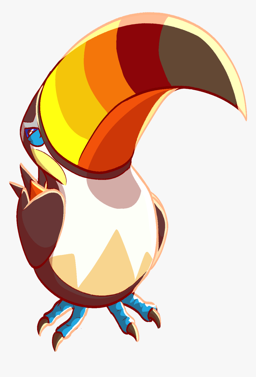 Pokémon Sun And Moon Pokémon Adventures Beak Bird Clip - Pokemon Toucannon Fan Art, HD Png Download, Free Download