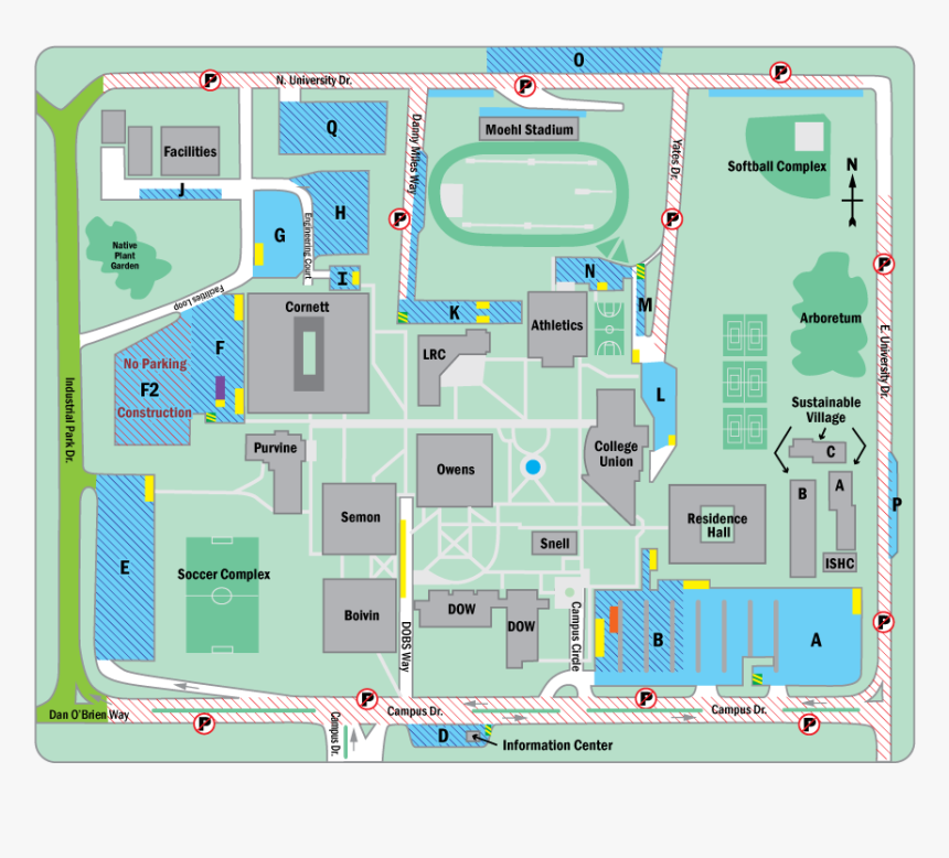 Campus Map - Plan, HD Png Download, Free Download