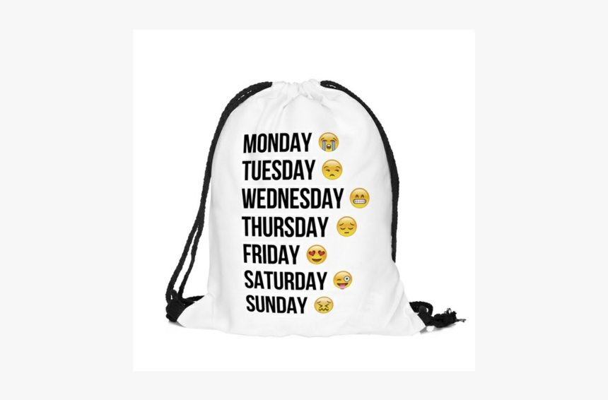 Drawstring Backpack Diy Emoji, HD Png Download, Free Download