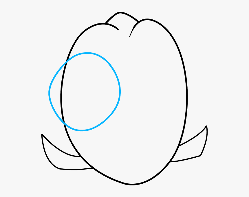 How To Draw Baby Dory From Finding Dory - Easy Drawing Of Baby Dory, HD Png Download, Free Download