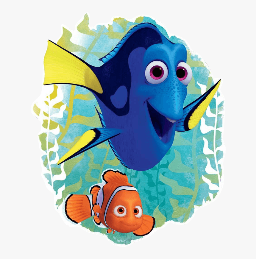 Wall Decal Finding Nemo Painting Art - Finding Dory Clipart Nemo, HD Png Download, Free Download