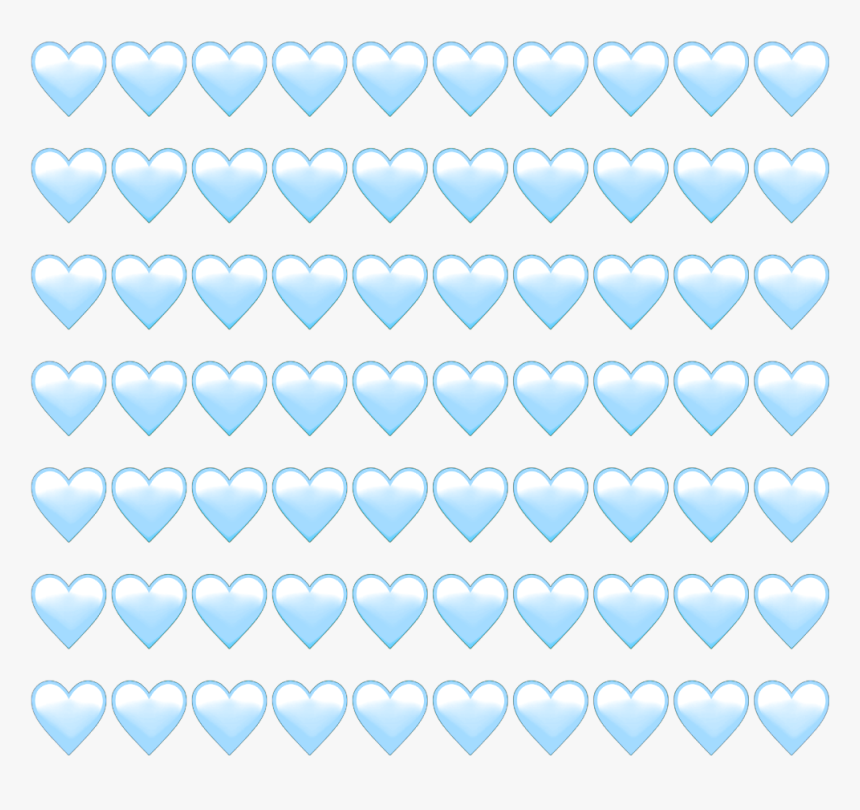 #heart #emoji #blue #ice #iceblue #white #aesthetic - Triangle, HD Png Download, Free Download