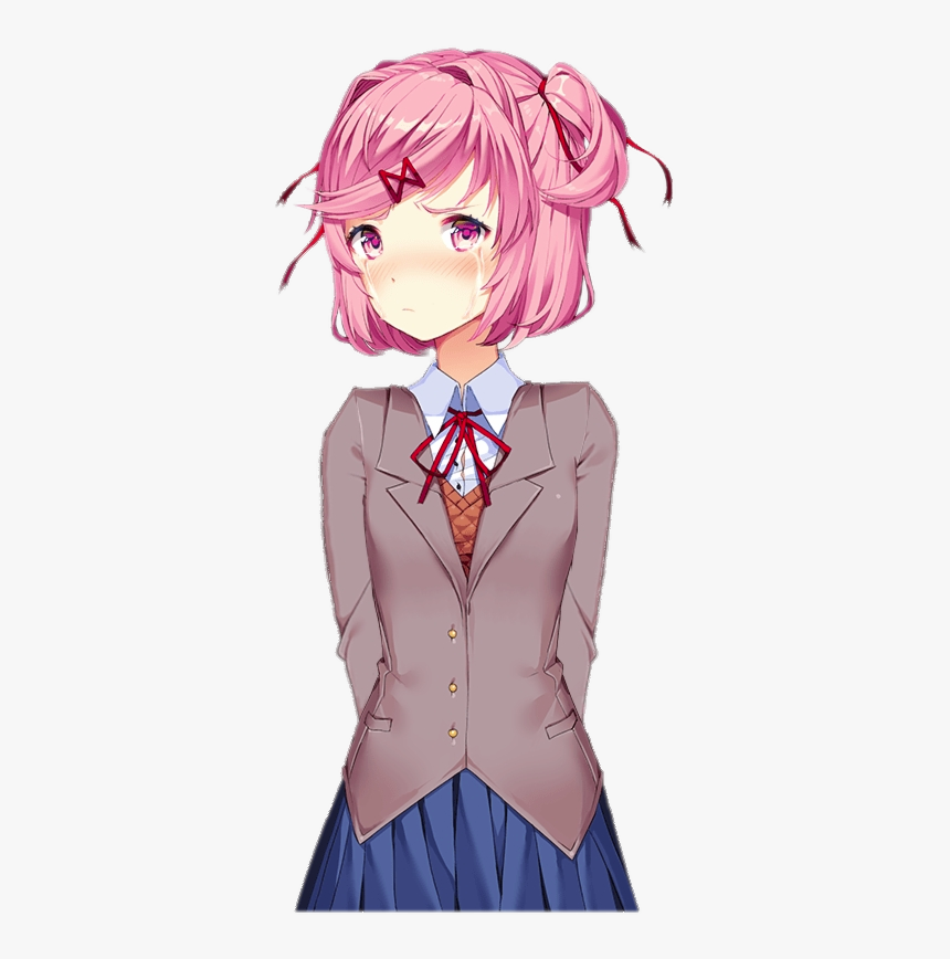 Doki Doki Literature Club Natsuki Png, Transparent Png, Free Download