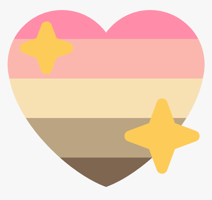 Icecreamgender Pride Discord Emoji - Heart, HD Png Download, Free Download