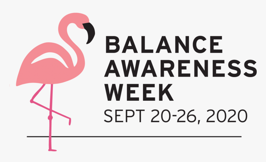 Baw Logo With Fiona Flamingo - Balance Awareness Week 2019, HD Png Download, Free Download