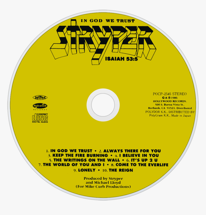 Transparent Stryper Logo Png - Stryper In God We Trust, Png Download, Free Download