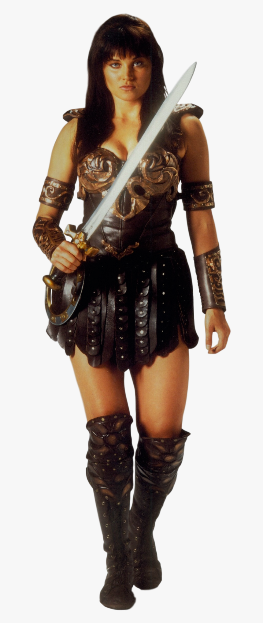 Transparent By Camo Flauge Transparent Background - Xena Warrior Princess Full Body, HD Png Download, Free Download