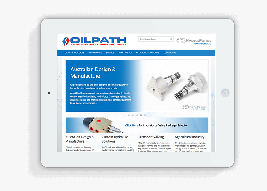 Oilpath Responsive Website By Envyus Design - Website, HD Png Download, Free Download