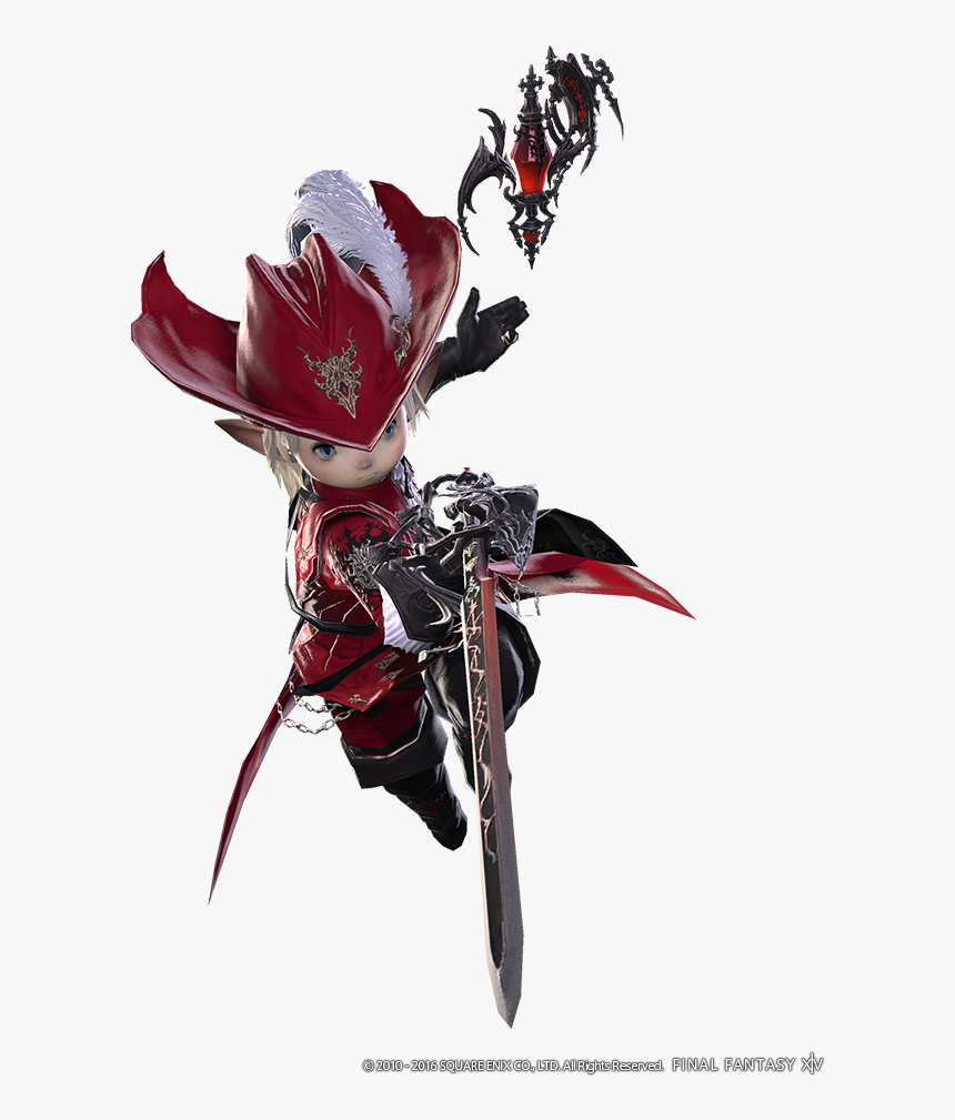 Ffxiv Pub Fanfestival 2016 Tokyo - Ff14 Red Mage Lvl 80 Gear, HD Png Download, Free Download