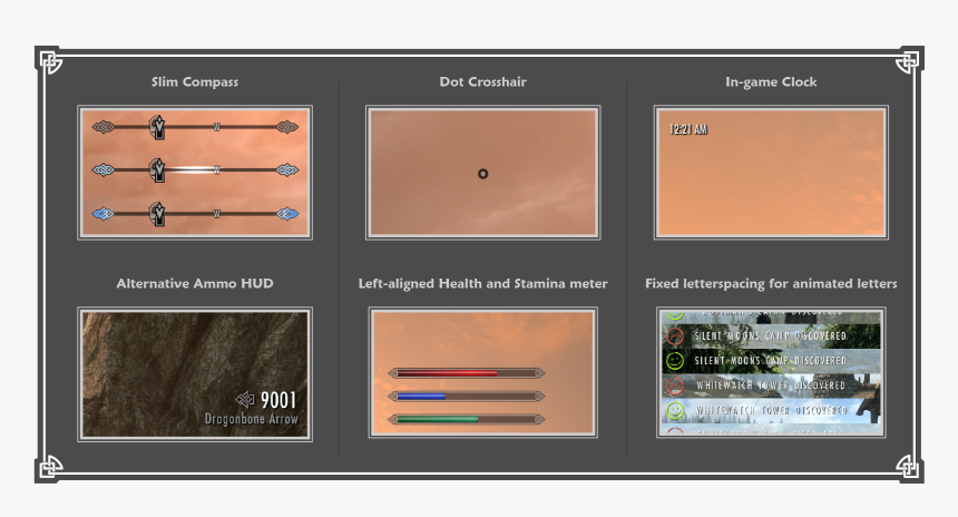 Elder Scrolls User Interface, HD Png Download, Free Download