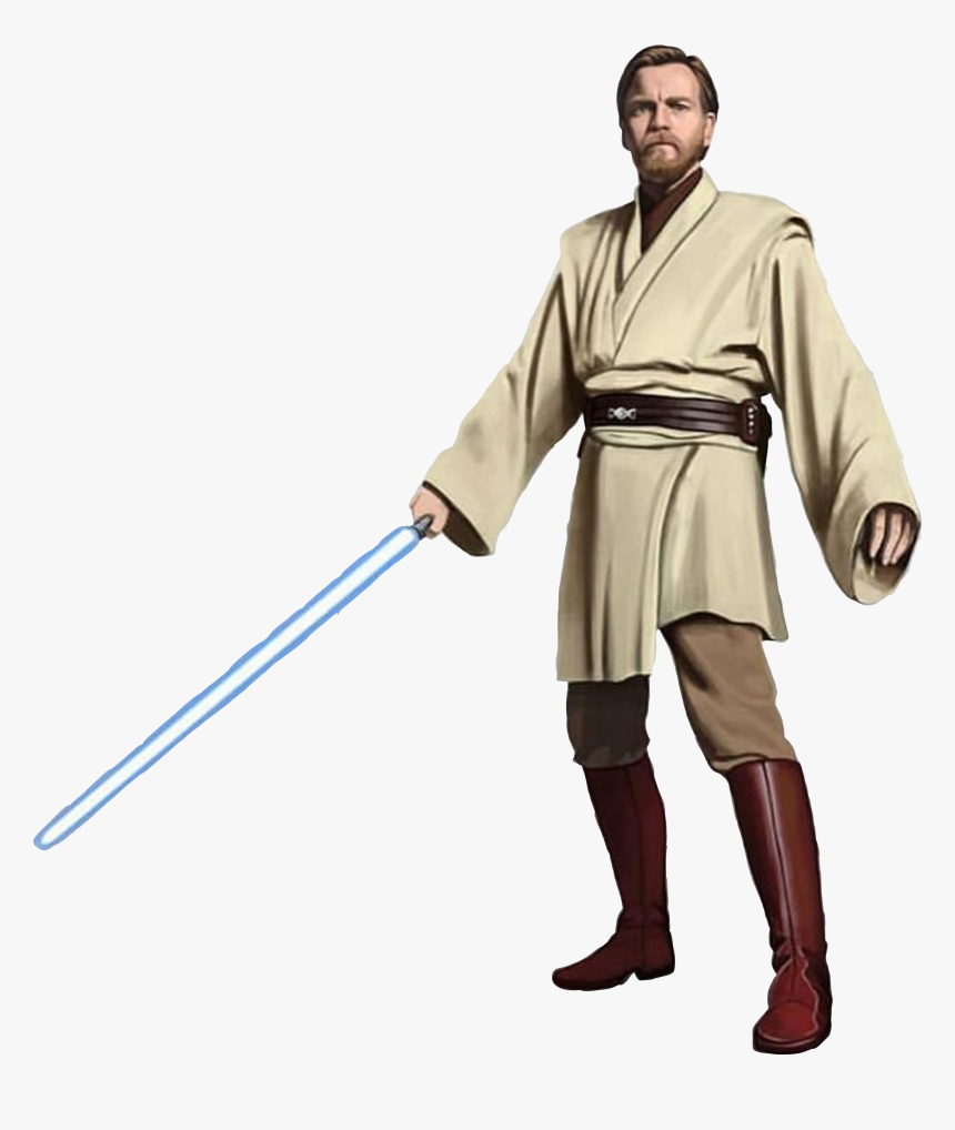 Obi Wan Kenobi Transparent, HD Png Download - kindpng.