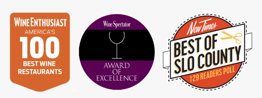 Novo Restaurant Slo Award Logos Copy - Circle, HD Png Download, Free Download