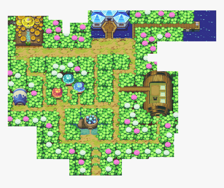 Minish Village Map - Minish Cap Minish Town, HD Png Download, Free Download