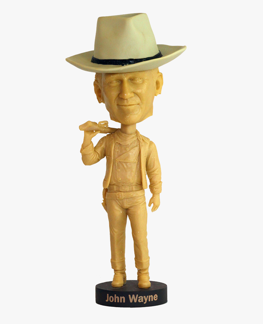 John Wayne Bobblehead Unpainted Test Piece - Figurine, HD Png Download, Free Download