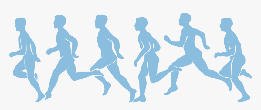 Running Clip Art - Silhouette Cross Country Png, Transparent Png, Free Download