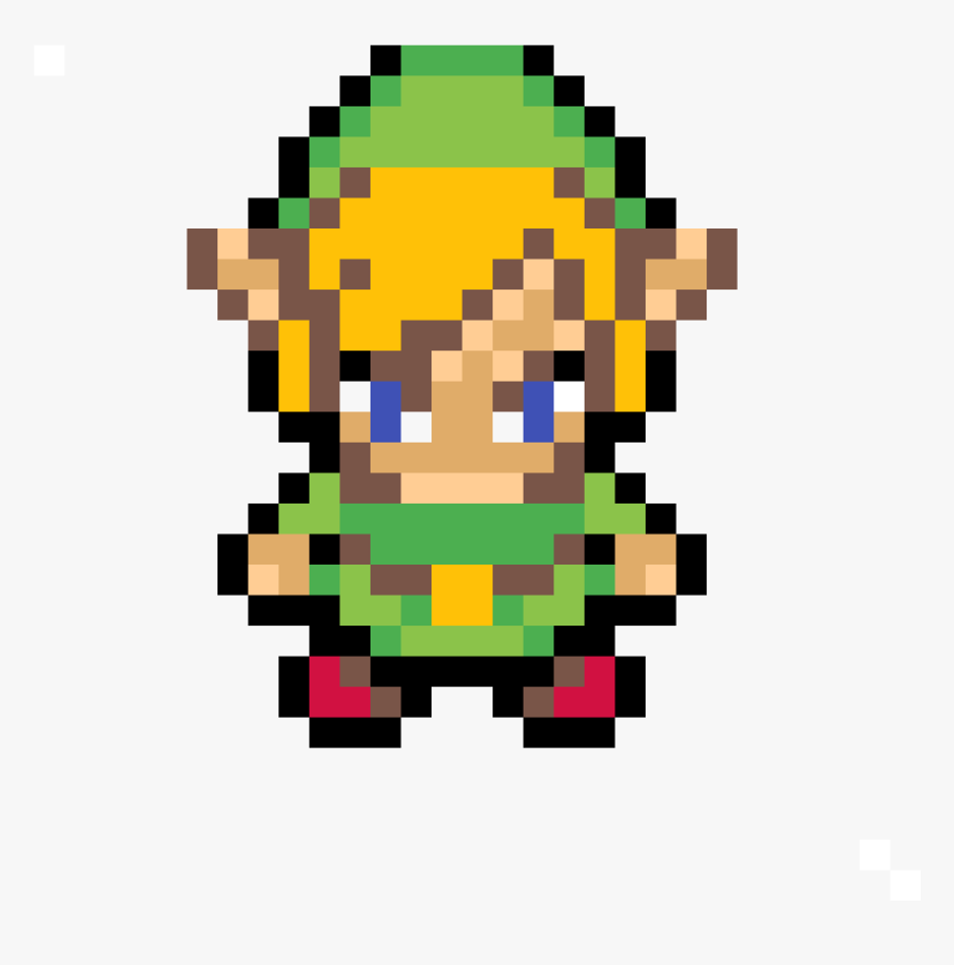 Legend Of Zelda Link Pixel Art, HD Png Download, Free Download