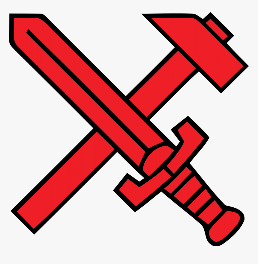 Picture Of Nazi Symbol - Hammer And Sword Png, Transparent Png, Free Download