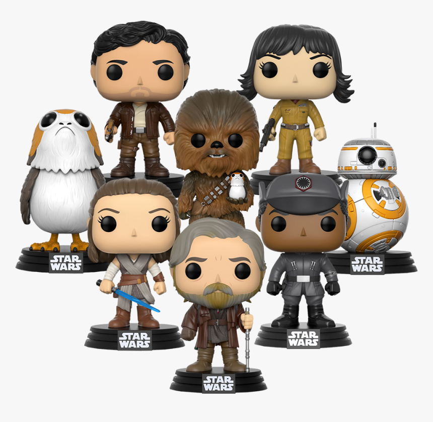 Transparent Star Wars The Last Jedi Png - Star Wars 8 Pop Figures, Png Download, Free Download