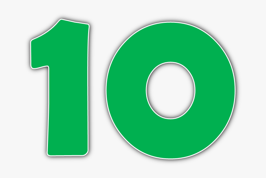 10 Number Png Photo - Number 10 Ten Cartoon, Transparent Png, Free Download