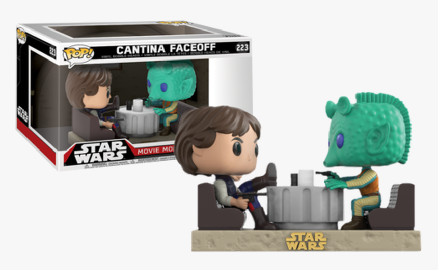 Han Solo And Greedo Cantina Face Off Movie Moments - Movie Moments Funko Pop, HD Png Download, Free Download